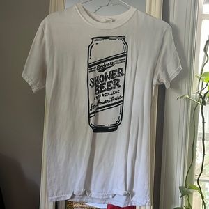 Shower beer sadness artist t-shirt